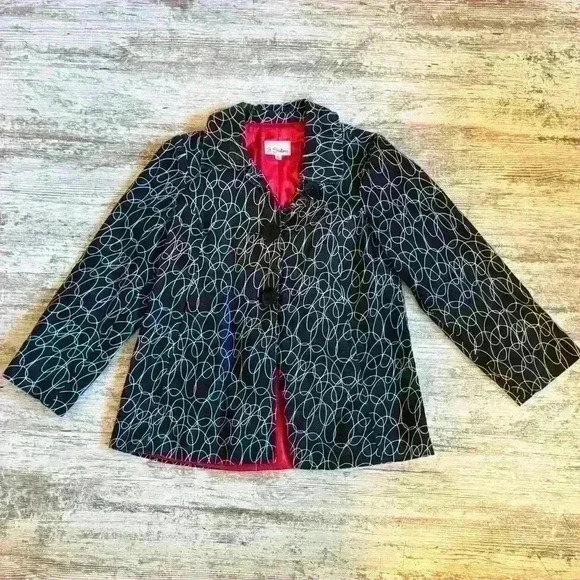 3 Sisters women’s black button up‎ coat size small - Picture 1 of 6